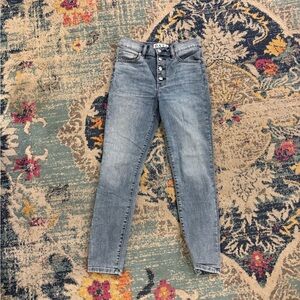 Daze Brand Women's Light Blue High-Waisted Skinny Jeans